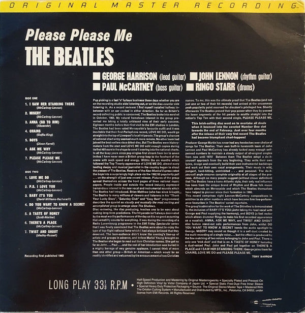 Master Release: Please Please Me by The Beatles