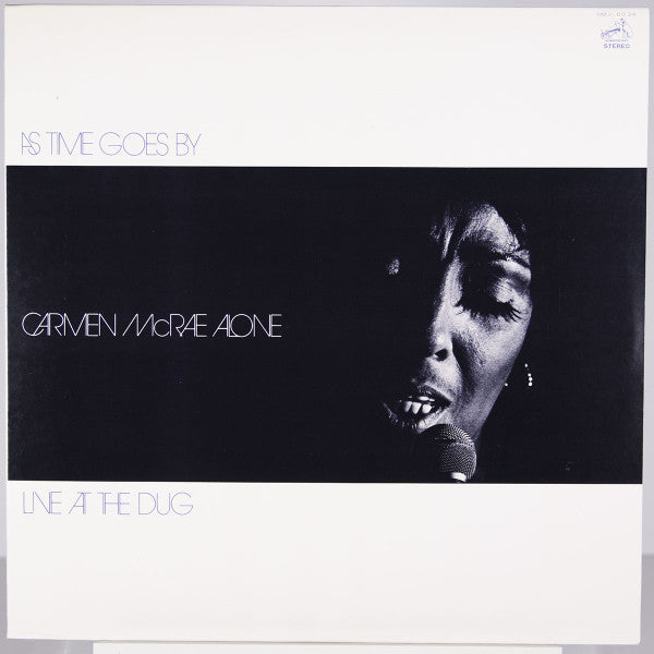 Master Release: As Time Goes By / Carmen McRae Alone / Live At The Dug by Carmen McRae
