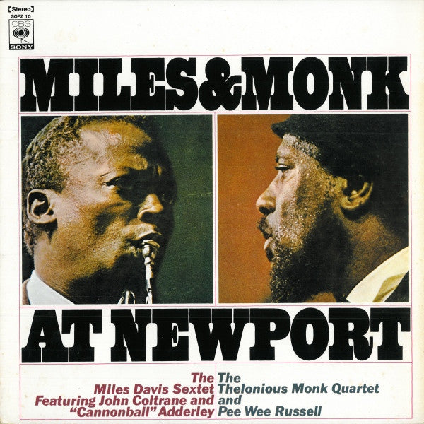 Release: Miles & Monk At Newport-Vinyl-Japan-1973-SOPZ 10, SOPZ-10-3629692