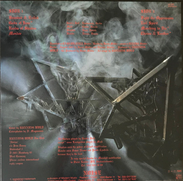 Release: Branded And Exiled-Vinyl-Germany-1985-N 0030-1121585
