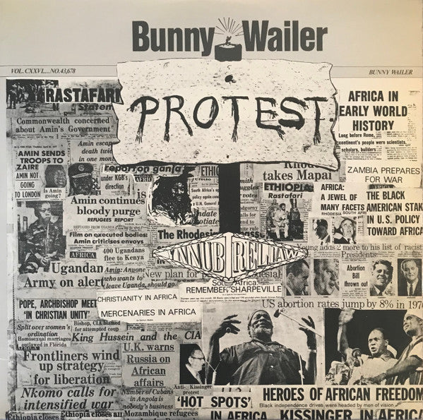 Master Release: Protest by Bunny Wailer