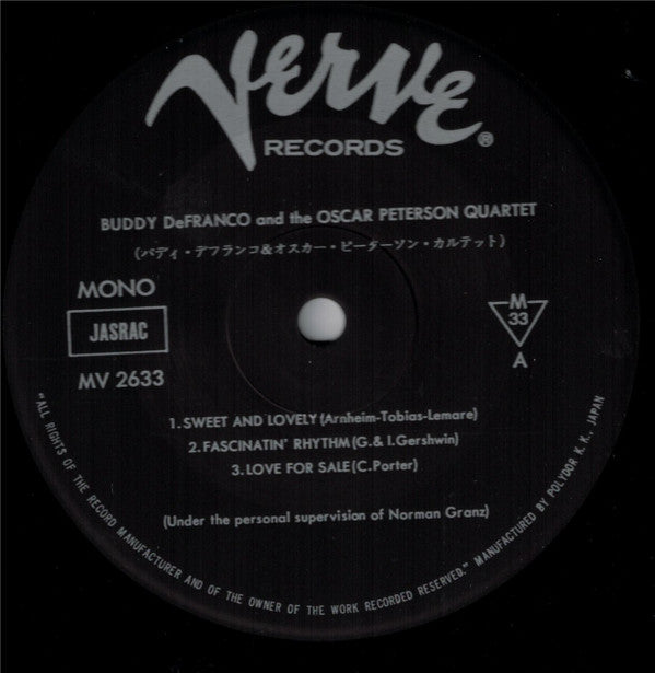 Buddy De Franco And The Oscar Peterson Quartet