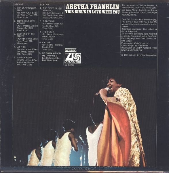 Release: This Girl's In Love With You-Vinyl-Canada-1970-SD 8248-5513680