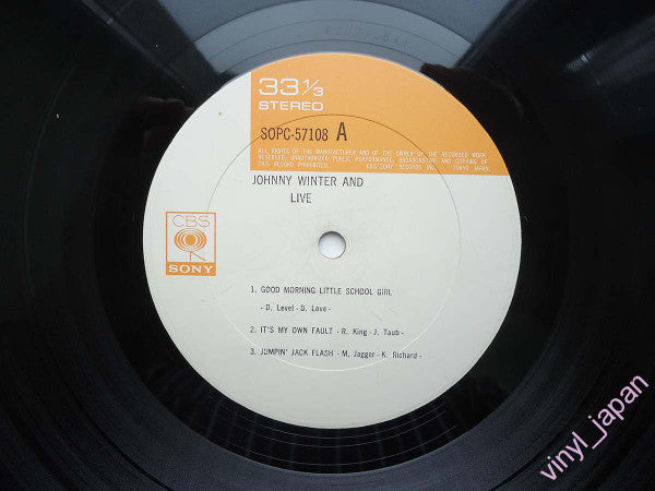 Live Johnny Winter And