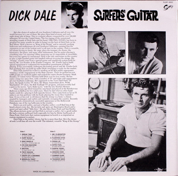 Master Release: Surfer's Guitar by Dick Dale & His Del-Tones