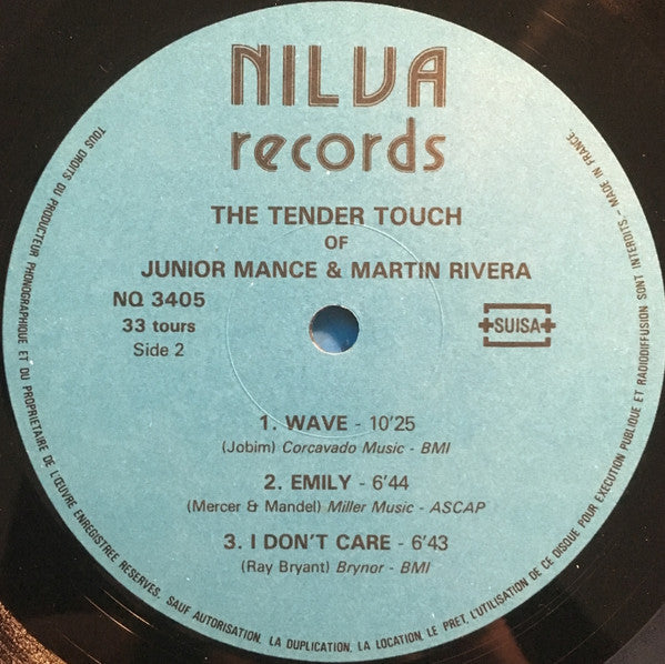 The Tender Touch Of Junior Mance & Martin Rivera (Duo)