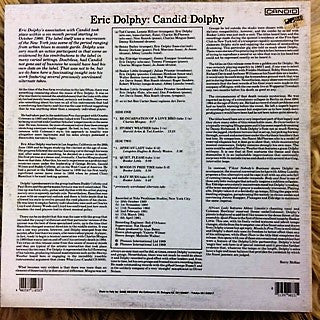 Master Release: Candid Dolphy by Eric Dolphy
