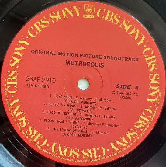 Metropolis (Original Motion Picture Soundtrack)