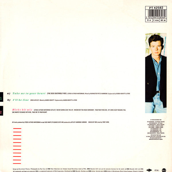 Master Release: Take Me To Your Heart by Rick Astley