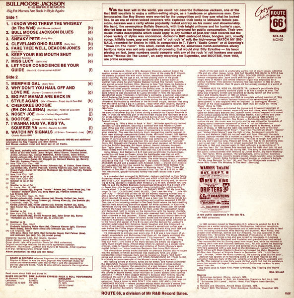 Release: Big Fat Mamas Are Back In Style Again-Vinyl-Sweden-1980-KIX-14, KIX no. 14-4138403