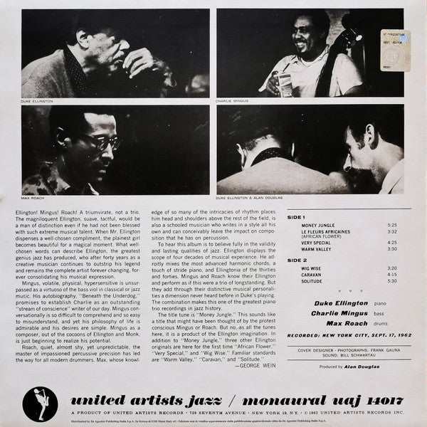 Release: Money Jungle-Vinyl-Italy-2012-UAJ 14017-2202598