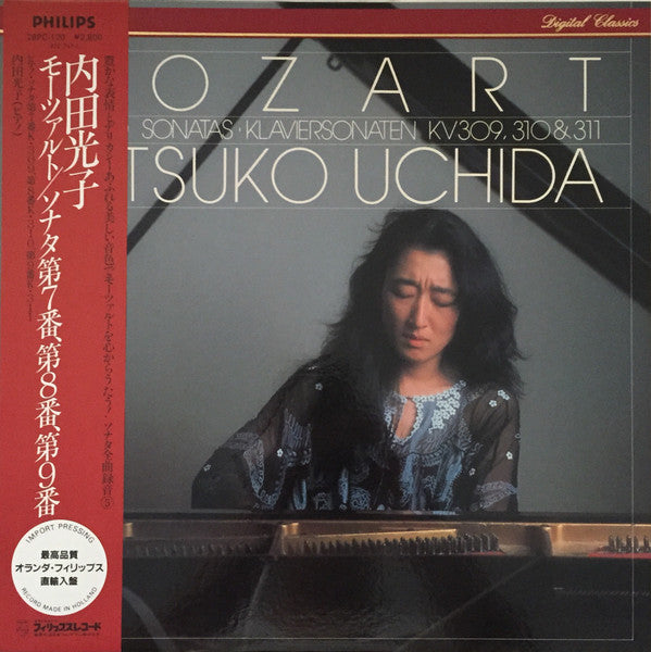 Release: 3 Piano Sonatas = Klaviersonaten KV309, 310 & 311-Vinyl-Japan-1986-412 741-1 (28PC1120)-8933516