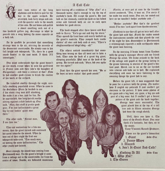 Release: Gentle Giant-Vinyl-UK-1973-6360 020, 6360020-1905301