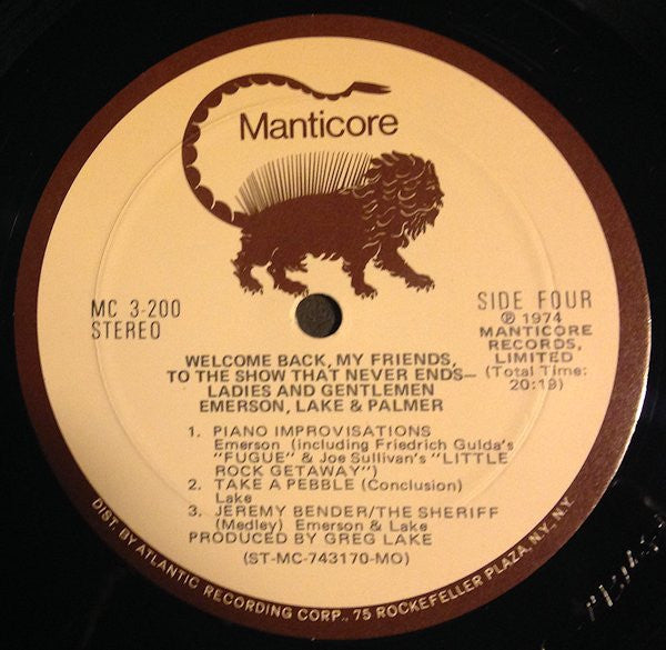 Welcome Back My Friends To The Show That Never Ends - Ladies And Gentlemen