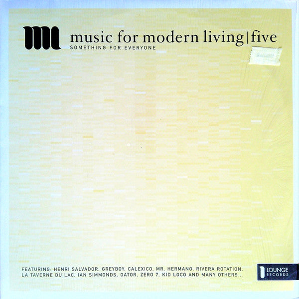 Master Release: Music For Modern Living Vol. 5 by Various