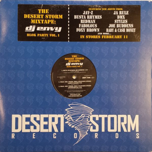Master Release: The Desert Storm Mixtape: Blok Party Vol.1 by DJ Envy