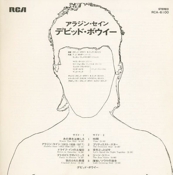 Aladdin Sane = アラジン · セイン