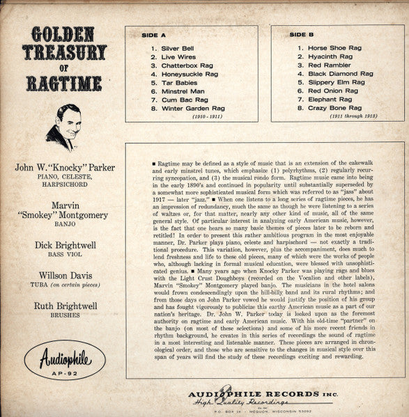 Golden Treasury Of Ragtime
