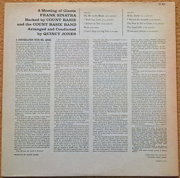 Release: It Might As Well Be Swing-Vinyl-US-None-FS-1012, FS 1012-8626736