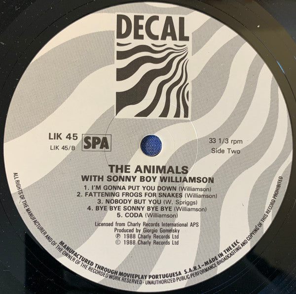 The Animals With Sonny Boy Williamson