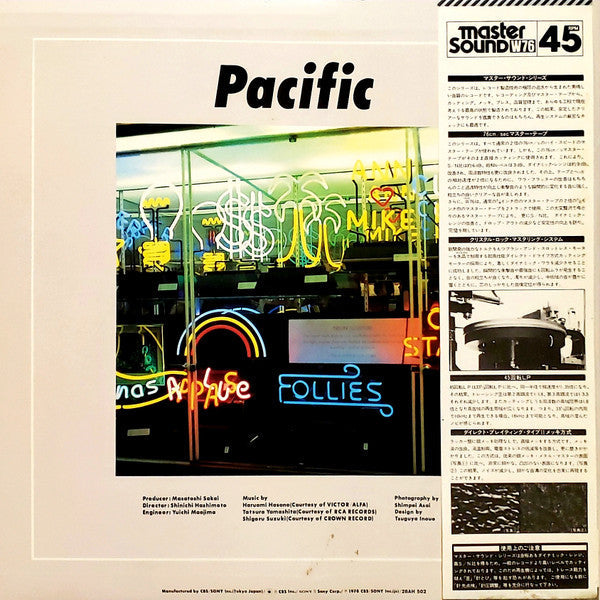 Release: Pacific-Vinyl-Japan-1978-28AH 502-4073328
