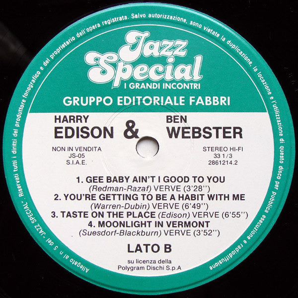 Harry Edison & Ben Webster