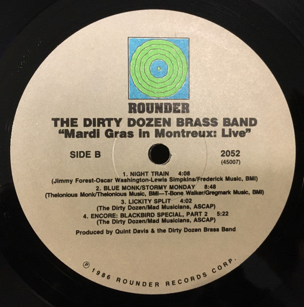 Mardi Gras In Montreux, Live