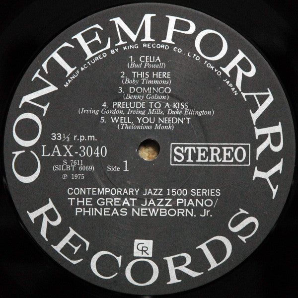 The Great Jazz Piano Of Phineas Newborn Jr.