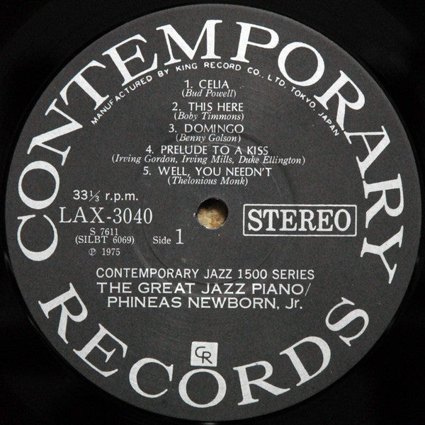 The Great Jazz Piano Of Phineas Newborn Jr.