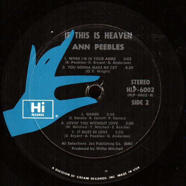 Release: If This Is Heaven-Vinyl-US-1977-HLP-6002-8297801