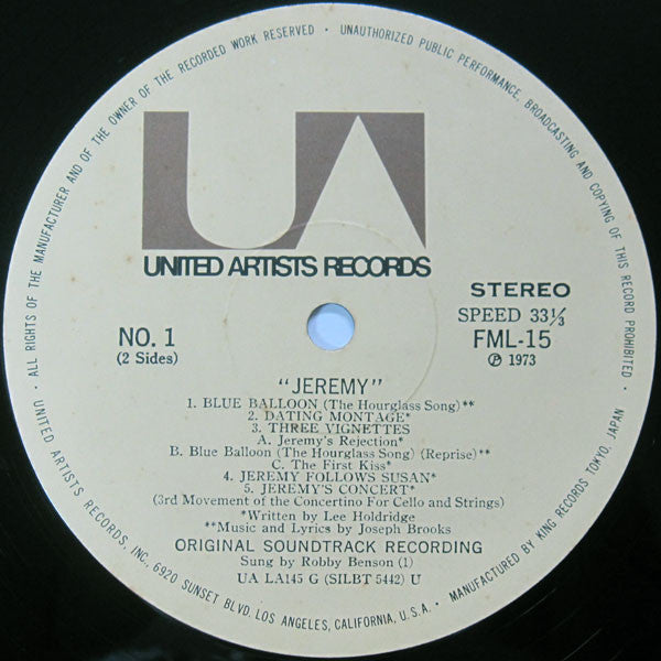 Jeremy (Original Motion Picture Soundtrack)