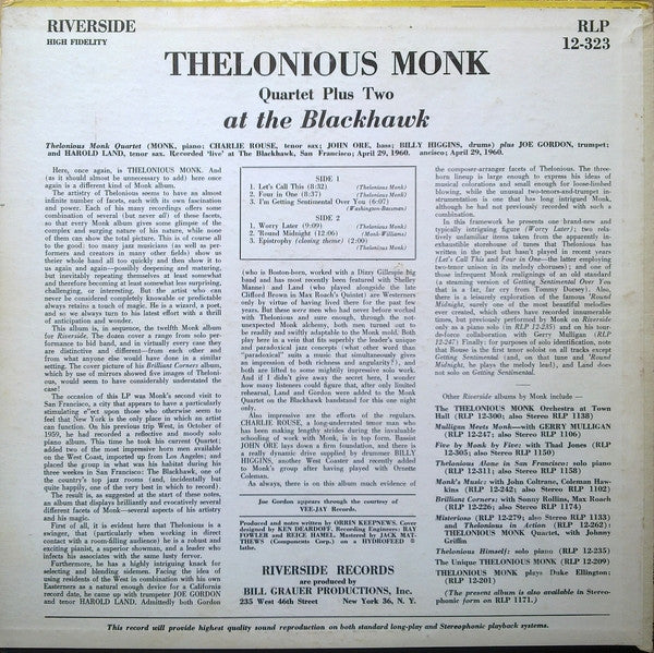 Release: Unknown Release-Vinyl-US-1960-RLP 12-323, RLP 323-6582750