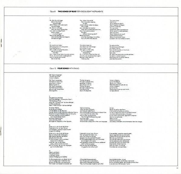 The Complete Works Of Anton Webern, Volume 1 (Op. 1-31)