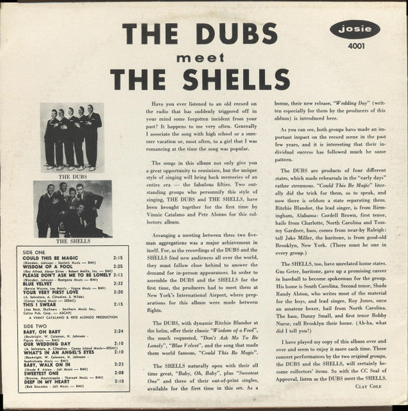 Release: The Dubs Meet The Shells-Vinyl-US-None-JOZS 4001-6778672