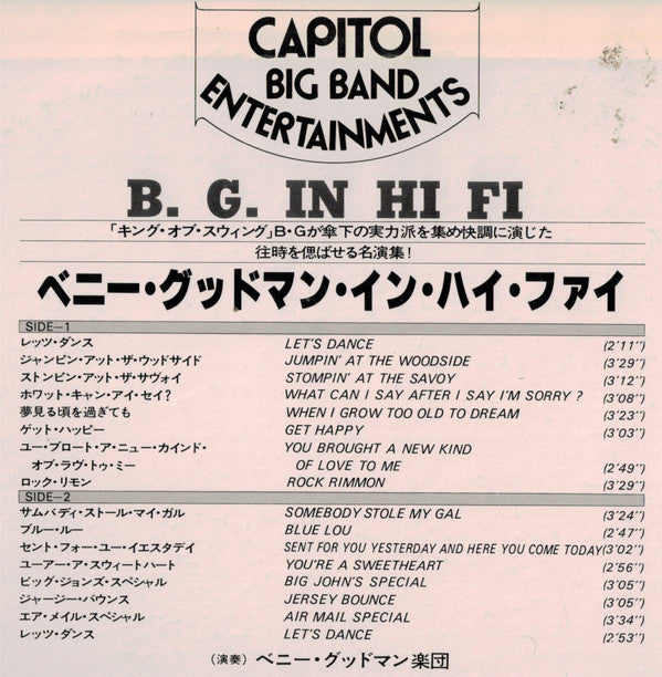 B.G. In Hi Fi