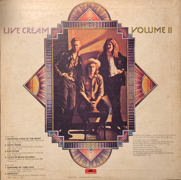 Live Cream Volume II