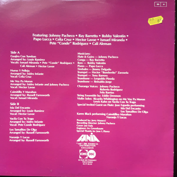 Release: Viva La Charanga-Vinyl-France-1986-JM 640-4166833