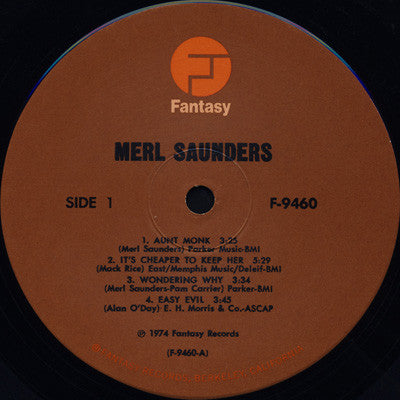 Master Release: Merl Saunders by Merl Saunders
