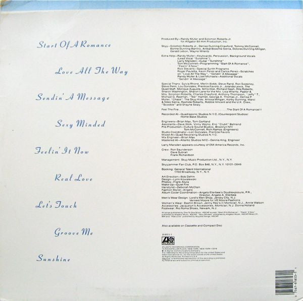 Release: Start Of A Romance-Vinyl-US-1989-81853-1, 7 81853-1-4510152
