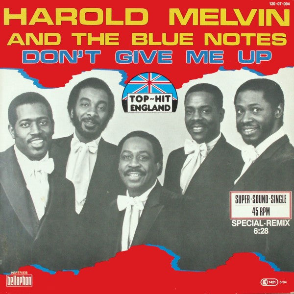 Master Release: Don't Give Me Up by Harold Melvin And The Blue Notes