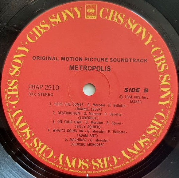 Metropolis (Original Motion Picture Soundtrack)