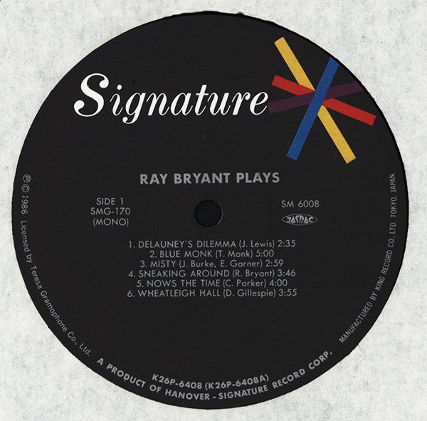 Ray Bryant Plays