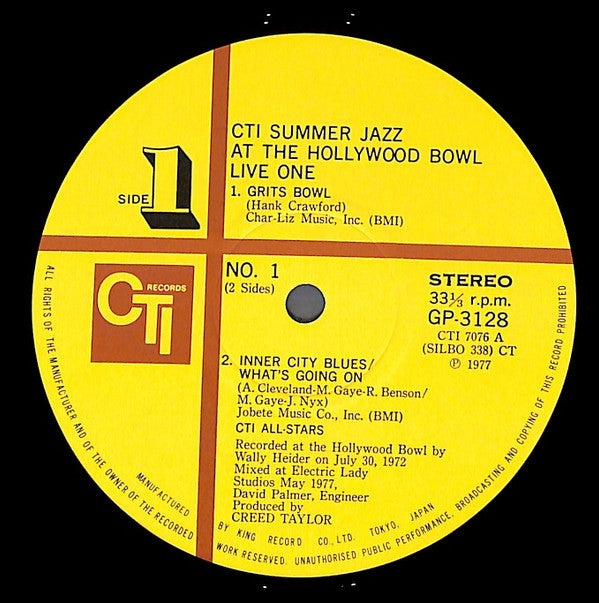 CTI Summer Jazz At The Hollywood Bowl Live One