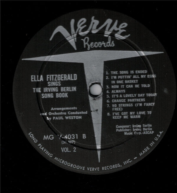 Sings The Irving Berlin Songbook, Volume 2