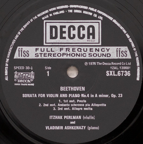 Violin Sonatas No.4 & No.5 "Spring"