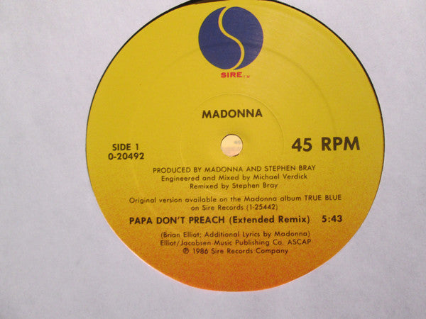 Papa Don't Preach