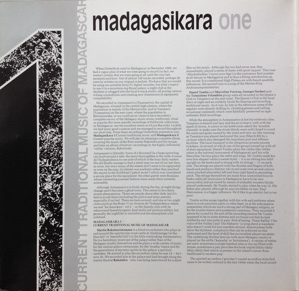 Madagasikara One - Current Traditional Music Of Madagascar