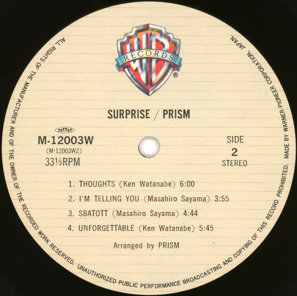 Surprise = サプライズ