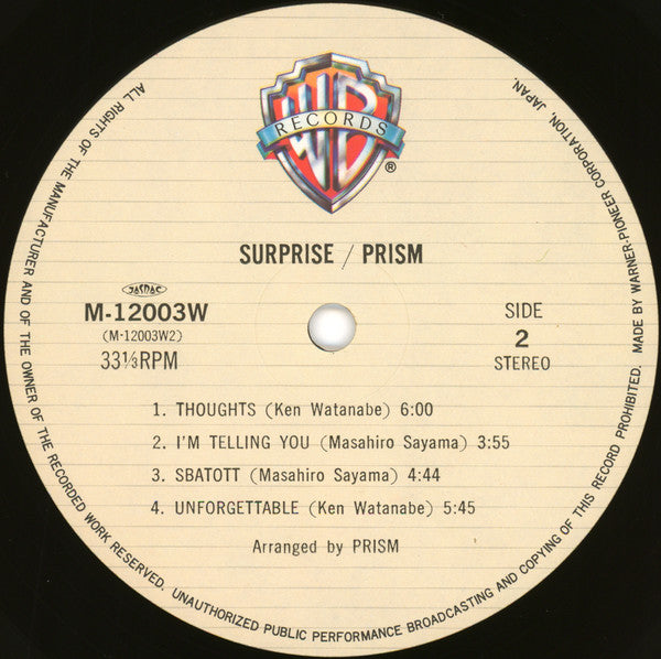 Surprise = サプライズ