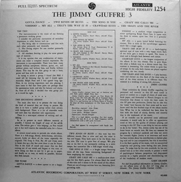 The Jimmy Giuffre 3